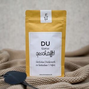 GeschenktüTEE Geschafft