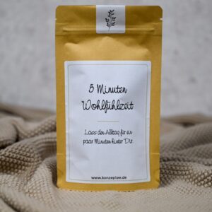 GeschenktüTEE 5 Minuten Wohlfühlzeit
