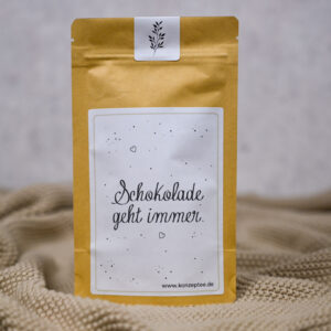 GeschenktüTEE GeschenktüTEE Schokolade geht immer
