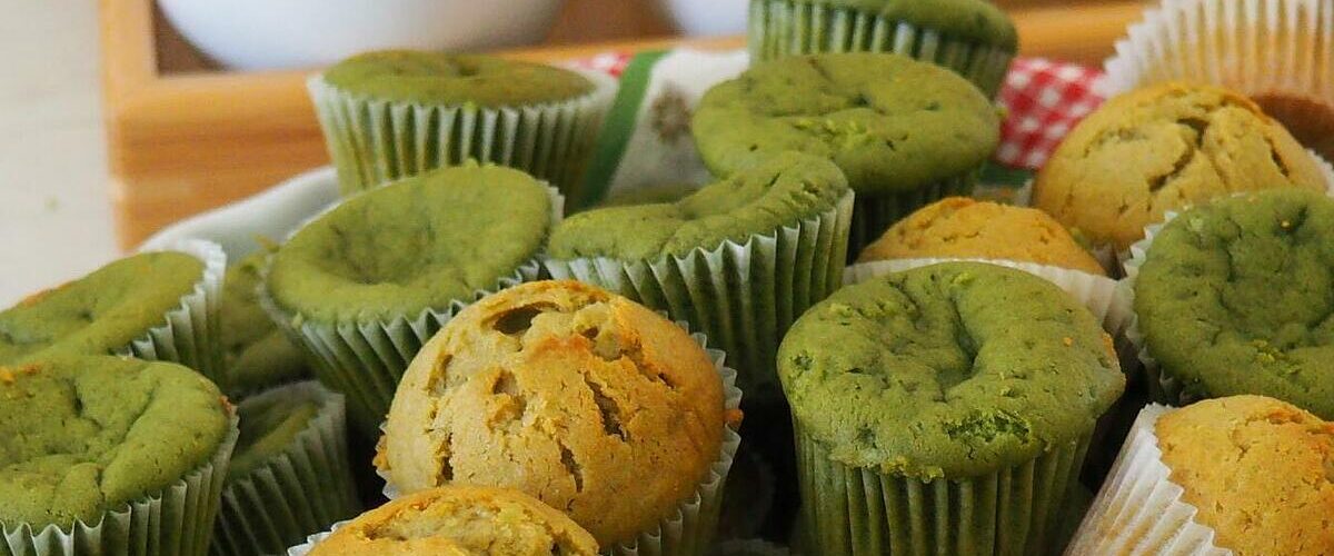 Double Matcha Muffins