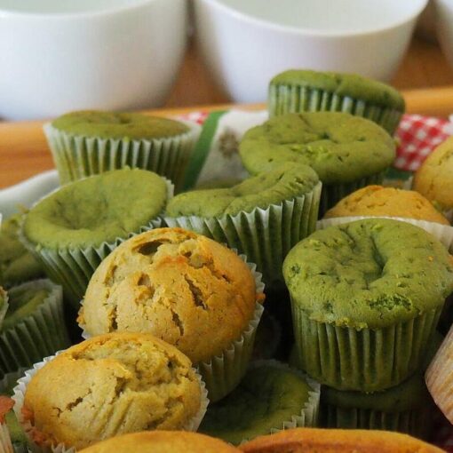 Double Matcha Muffins