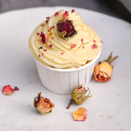 Earl Grey Cupcakes mit Frischkäse Topping