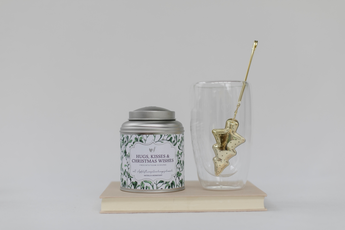 Teezange "Tannenbaum" (gold)