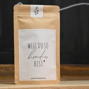 Geschenkt&uuml;TEE "Weil du so besonders bist"